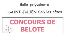 CONCOURS DE BELOTE EN INDIVIDUEL - Saint-Julien-sous-les-Côtes