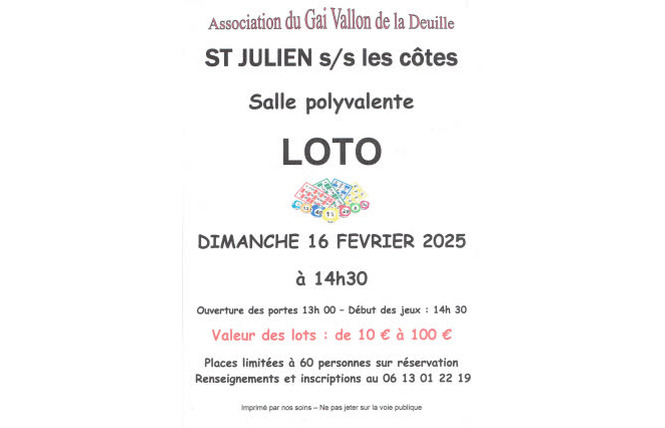 LOTO 1 - Saint-Julien-sous-les-Côtes